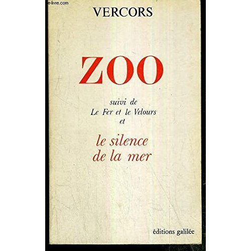Théâtre N° 1 : Théâtre. Le Fer et le velours. Le Silence de la me, Zoo ou l'Assassin philanthrope