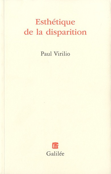 Esthétique de la disparition