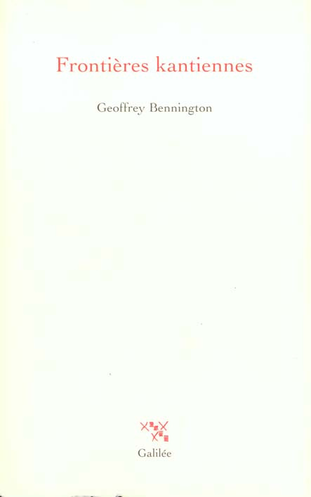 Frontières kantiennes