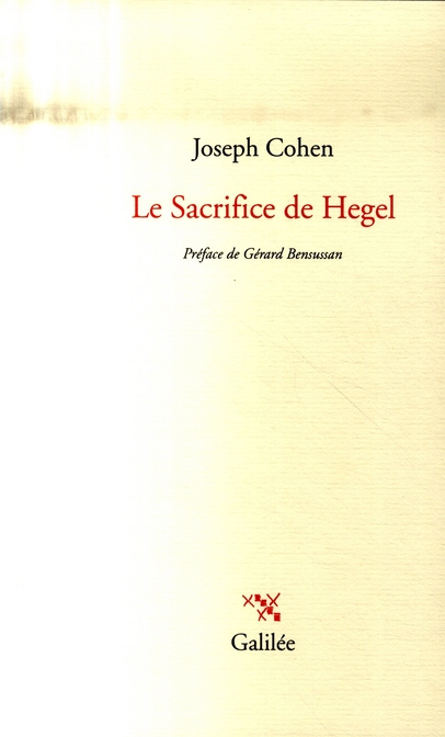 Le Sacrifice de Hegel