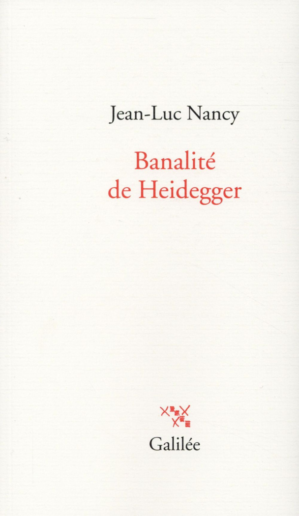 Banalité de Heidegger