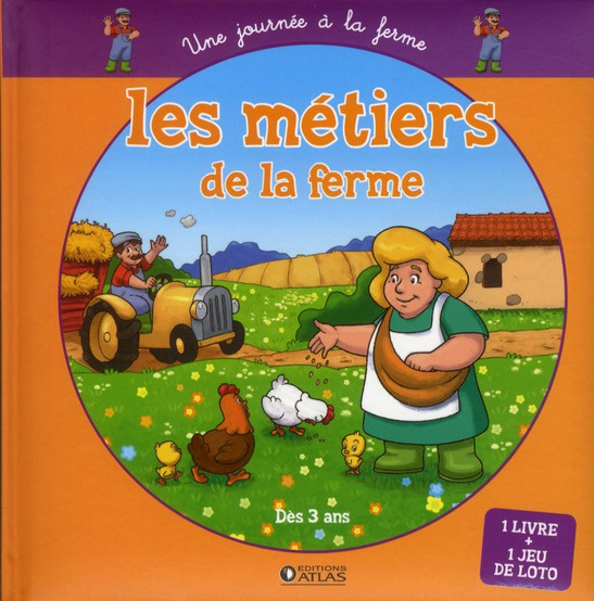 Les métiers de la ferme. Avec 1 Jeu
