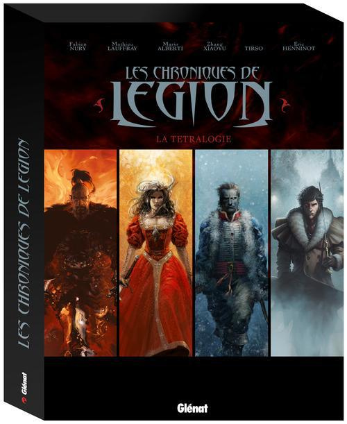 Les chroniques de Légion Tome 1 à 4 . Coffret 4 volumes