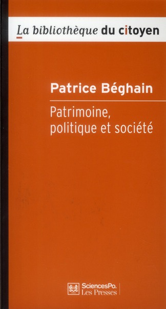 Patrimoine, politique et société