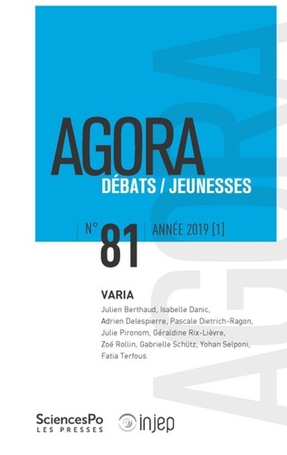 Agora Débats/Jeunesse N° 81/2019 (1) : Varia