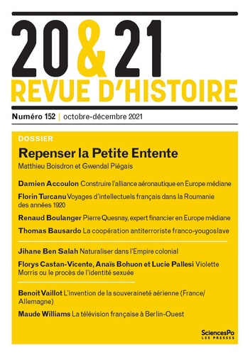 20&21 N° 152 : Revue d'histoire
