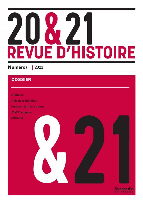 20&21 N° 158, avril-juin 2023 : La guerre du Rif : histoire connectée, mémoires divergentes (1921-20