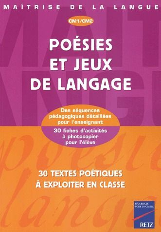 Poésies et jeux de langage CM1/CM2