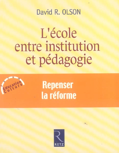 L'école entre institution et pédagogie
