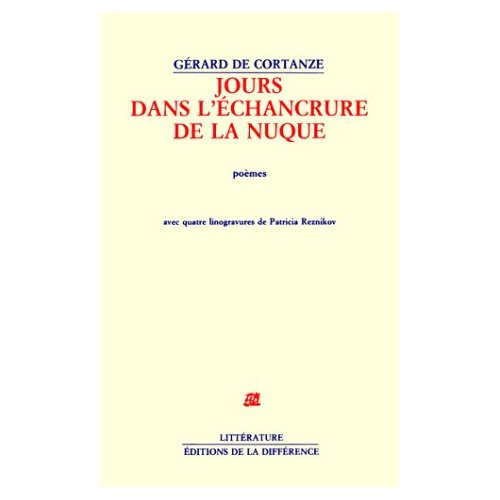 JOURS DANS L'ECHANCRURE DE LA NUQUE