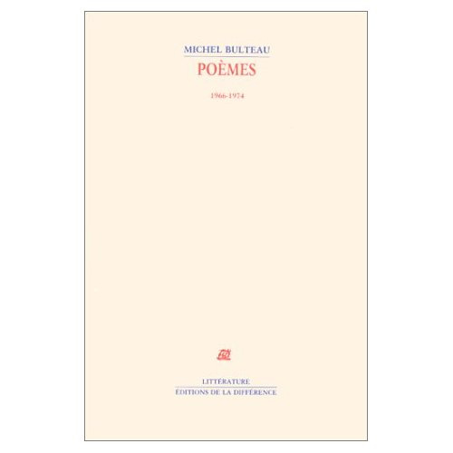 Poèmes. 1966-1974