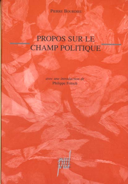 Propos sur le champ politique