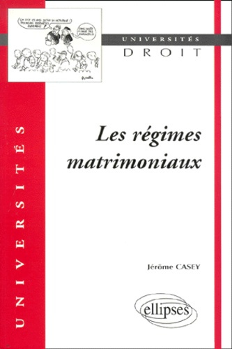 Les régimes matrimoniaux