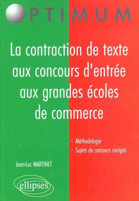 La contraction de texte aux concours d'entrée aux grandes écoles de commerce
