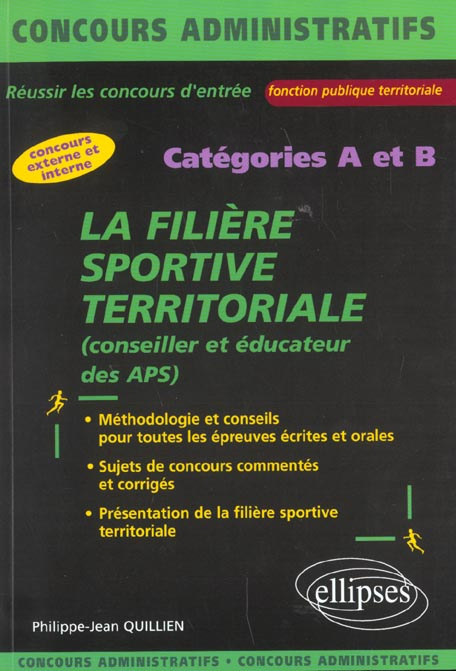 La filière sportive territoriale (conseiller et éducateur des APS)