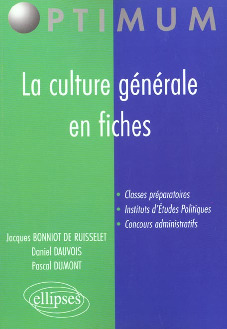 La culture générale en fiches