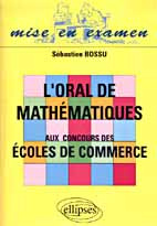 L'oral de mathématiques aux concours des écoles de commerce