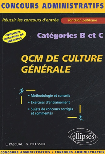 QCM de culture générale. Catégorie B et C
