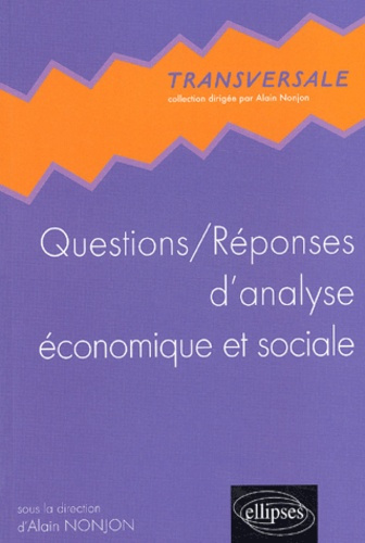 Questions/Réponses d'analyse économique et sociale