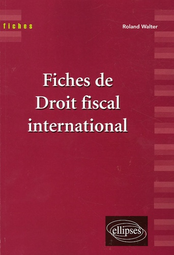 Fiches de droit fiscal international