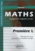 Maths 1e L. Enseignement obligatoire au choix