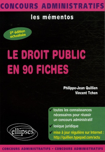 Le droit public en 90 fiches. 2e édition