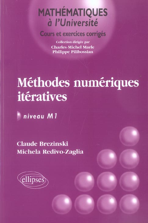 Méthodes numériques itératives. Algèbre linéaire et non linéaire
