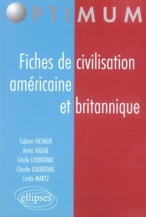 Fiches de civilisation américaine et britannique