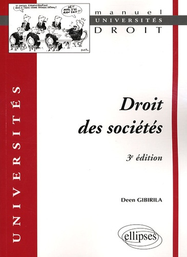 Droit des sociétés. 3e édition