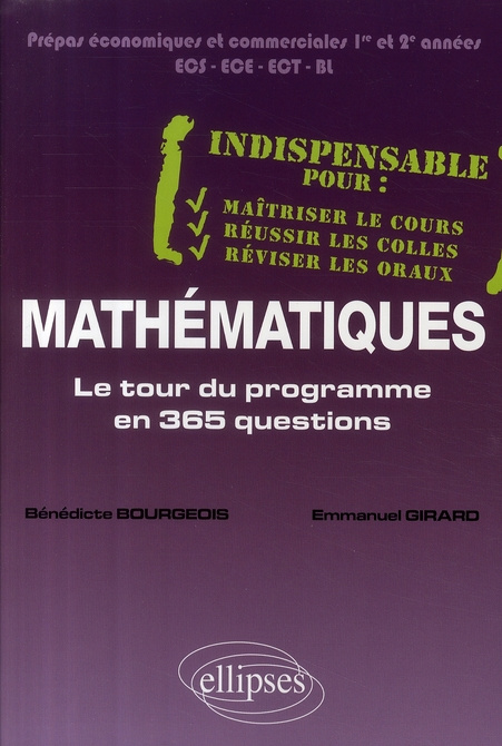 Mathématiques. Le tour du programme en 365 questions