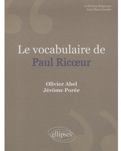 Le vocabulaire de Paul Ricoeur