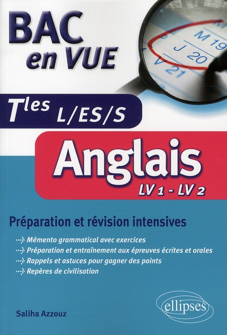 Anglais Tles L/ES/S. Préparation et révision intensives