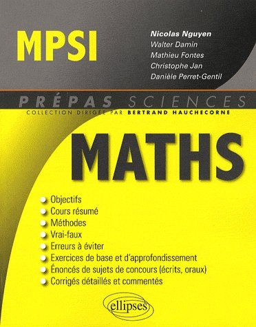 Maths MPSI