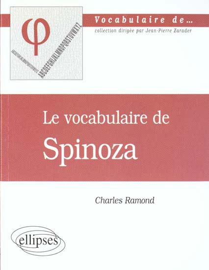 Le vocabulaire de Spinoza