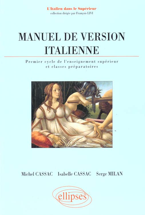 Manuel de version italienne