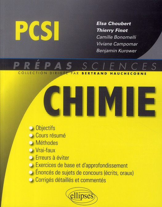 Chimie PCSI