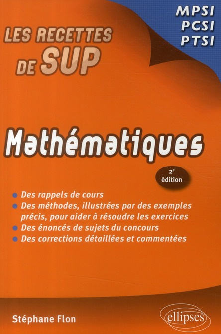 Mathématiques. MPSI-PCSI-PTSI, 2e édition