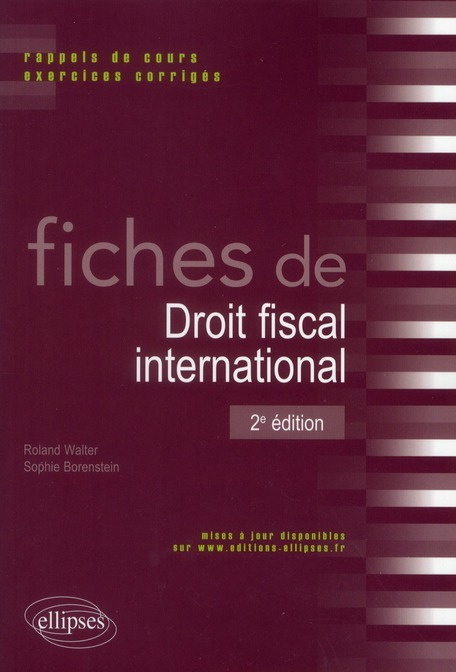 Fiches de Droit fiscal international. 2e édition