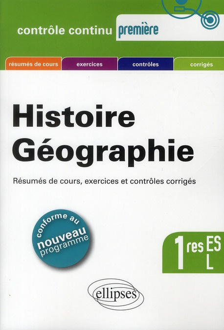 Histoire Géographie 1res ES, L. Programme 2011