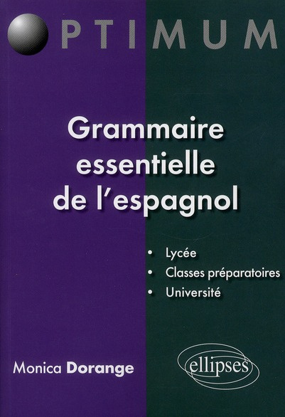 Grammaire essentielle de l'espagnol