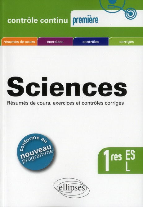 Sciences 1res ES & L