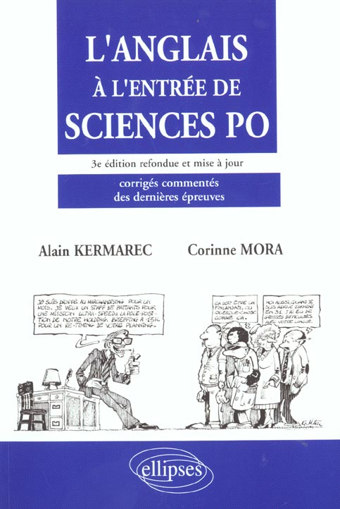 L'ANGLAIS A L'ENTREE DE SCIENCES PO. 3ème édition