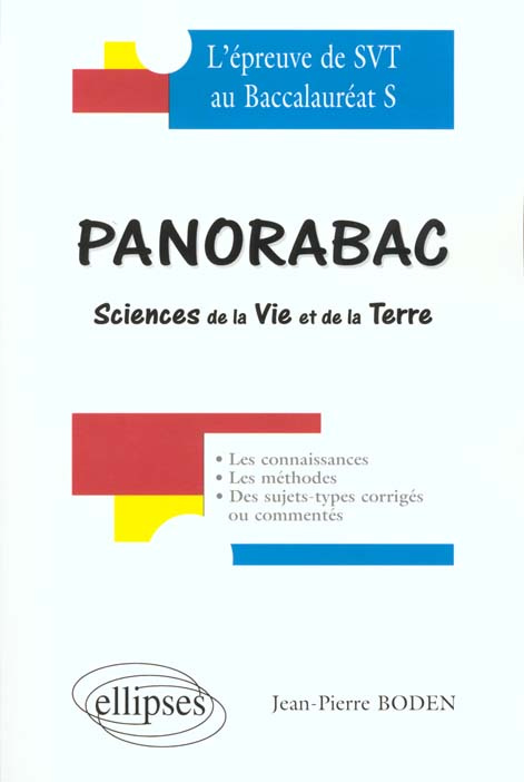 Panorabac. L'épreuve de SVT au Baccalauréat S (enseignement obligatoire)