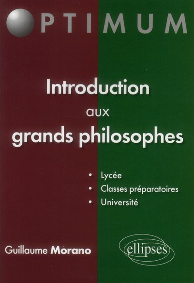 Introduction aux grands philosophes