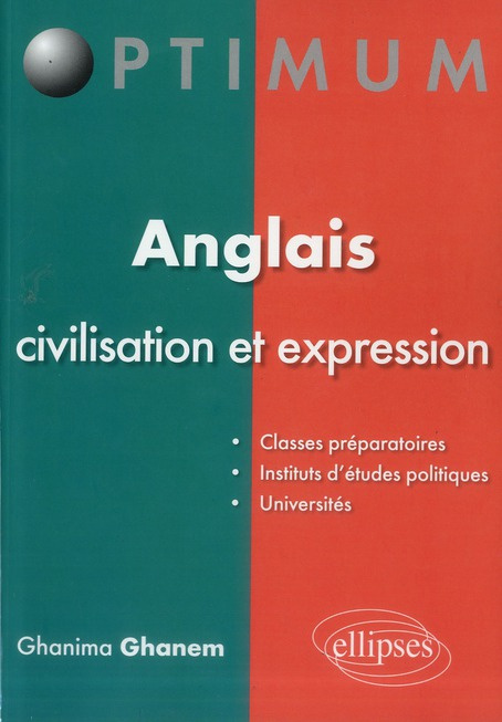 Anglais. Civilisation et expression