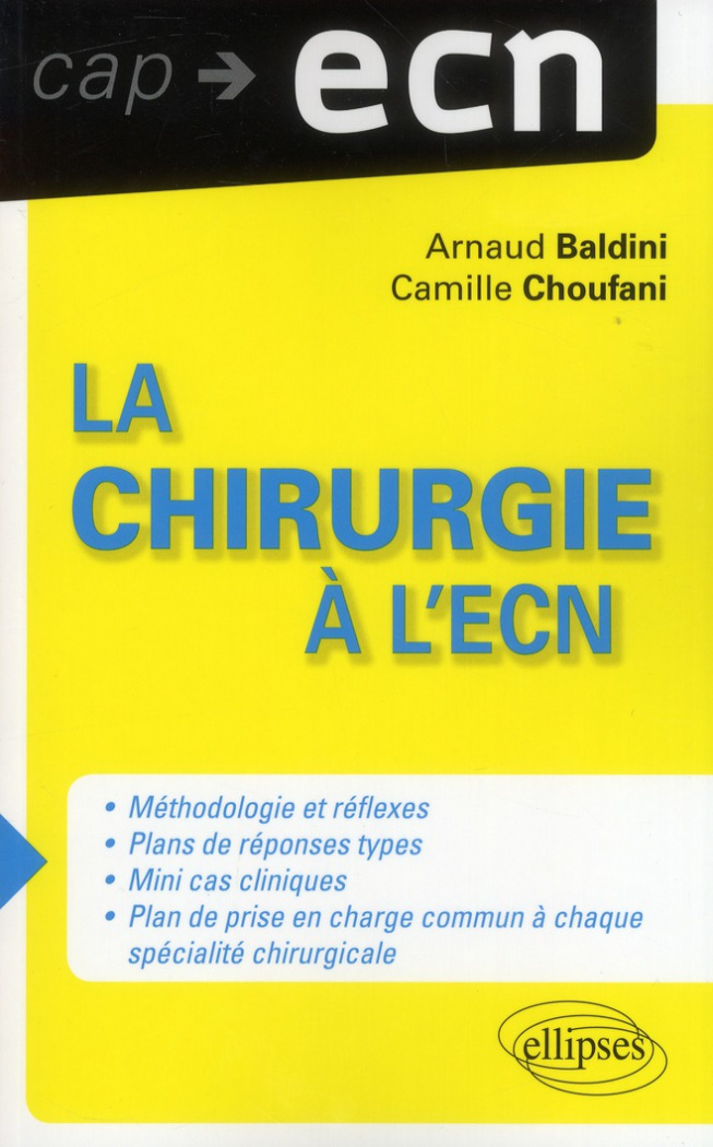 La chirurgie à l'ECN