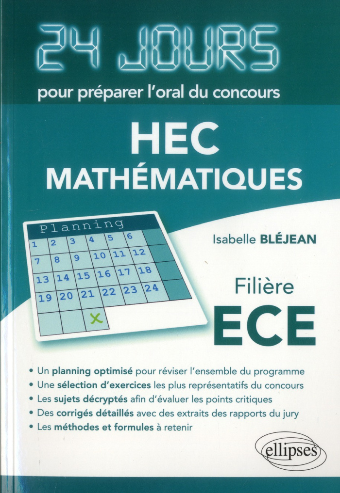 Mathématiques. Concours HEC, filière ECE