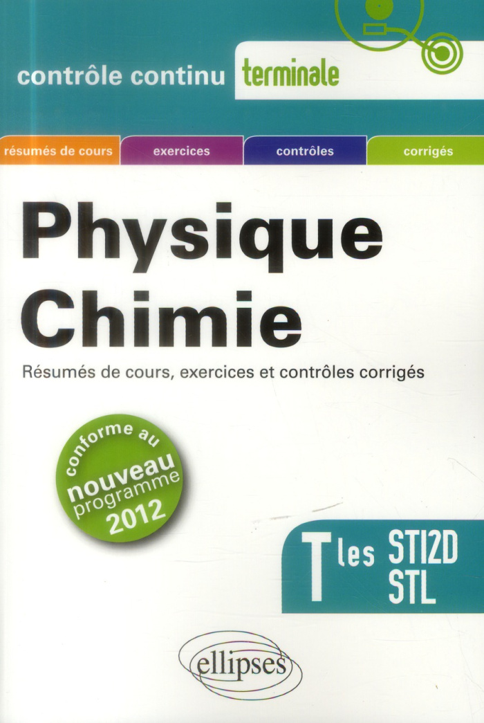 Physique Chimie Tles STI2D-STL