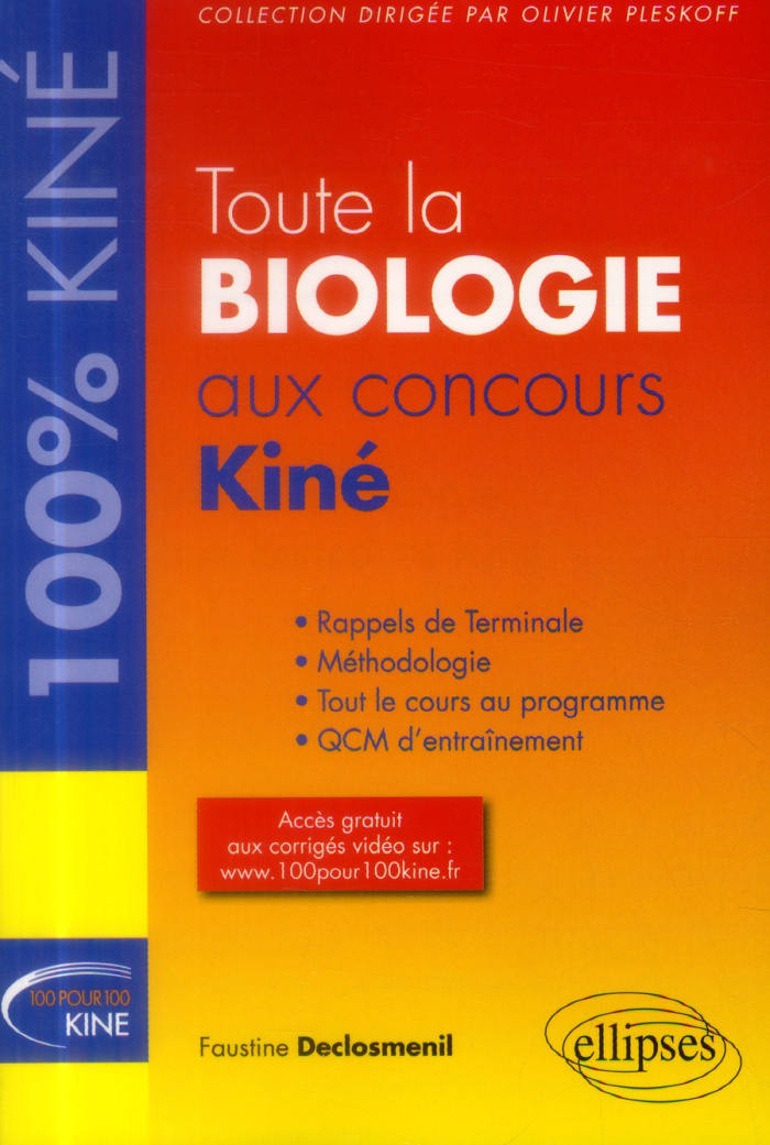 Toute la biologie aux concours kiné