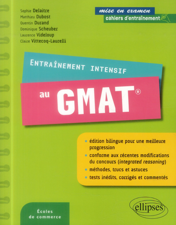 Entraînement intensif au GMAT